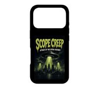Custodia per iPhone 17 Pro Scope Creep Programming UFO Fantascienza Horror Old Movie Poster