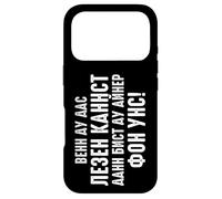 Custodia per iPhone 17 Pro Scritta in Russia in lingua tedesca "Wenn du das like kannst Russen"