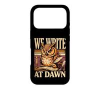 Custodia per iPhone 17 Pro Scriviamo a Dawn Vintage Owl Scrittori E Poeti
