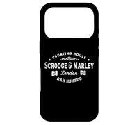 Custodia per iPhone 17 Pro Scrooge e Marley Conunting House Natale Carol Bah Humbug