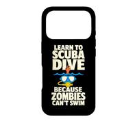 Custodia per iPhone 17 Pro Scuba Diver Zombie Apocalypse Avventura subacquea