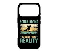 Custodia per iPhone 17 Pro Scuba Diving Is Break From Reality Funny Dive Diver