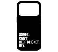 Custodia per iPhone 17 Pro Scusa Can't Beef Brisket Bye Bye - BBQ Barbeque Cook Chef