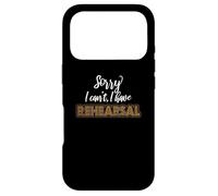 Custodia per iPhone 17 Pro Scusa, non posso fare le prove - Musical Geek Theatre