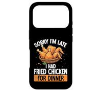 Custodia per iPhone 17 Pro Scusate il ritardo, ho mangiato pollo fritto Funny Chicken Wings