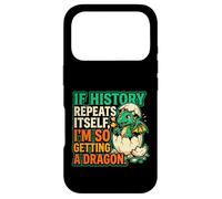 Custodia per iPhone 17 Pro Se la storia si ripete, sto ricevendo uno scherzo divertente sulla storia del drago