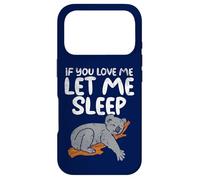 Custodia per iPhone 17 Pro Se mi ami fammi dormire Divertente Koala