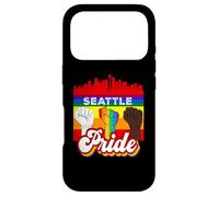 Custodia per iPhone 17 Pro Seattle Pride Rainbow Gay Pride Flag Funny LGBT