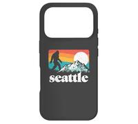 Custodia per iPhone 17 Pro Seattle Washington Bigfoot Mountains Retro Distressed 80s