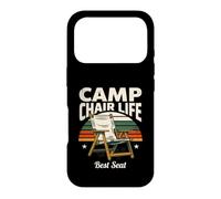 Custodia per iPhone 17 Pro Sedia da campeggio Life Best Seat Retro Camping Vibes