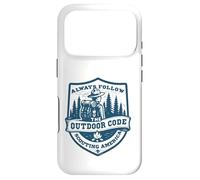 Custodia per iPhone 17 Pro Segui sempre il codice outdoor Retro Scouting Sostenibilità
