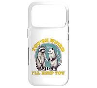 Custodia per iPhone 17 Pro sei strano ti terrò procione opossum Valentine Days