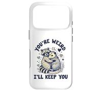 Custodia per iPhone 17 Pro sei strano ti terrò procione opossum Valentine Days