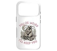 Custodia per iPhone 17 Pro sei strano ti terrò procione opossum Valentine Days