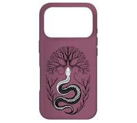 Custodia per iPhone 17 Pro Serpente con radici sacre Simbolo mistico spirituale