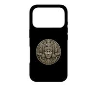 Custodia per iPhone 17 Pro Serpente Maya Sacerdote Pietra Reliquia Antica Arte del Tempio