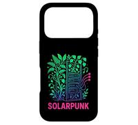 Custodia per iPhone 17 Pro Server Solarpunk Serra Cloud Visione Ecosostenibile