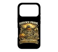 Custodia per iPhone 17 Pro Service Pride Spooky Nights, veterani militari, Halloween
