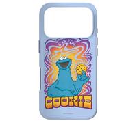Custodia per iPhone 17 Pro Sesame Street Psychedelic Cookie Monster C è per Cookie