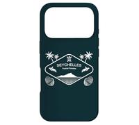 Custodia per iPhone 17 Pro Seychelles Paradiso Tropicale Palme Isola La Digue Souvenir