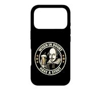 Custodia per iPhone 17 Pro Shakespeare in caso di dubbio bevi una birra robusta