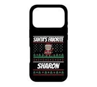 Custodia per iPhone 17 Pro SharonFunny Natale Sharon Nome Sharon preferito di Babbo Natale