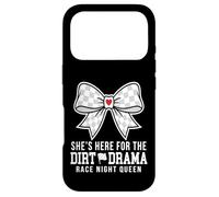 Custodia per iPhone 17 Pro She's Here For The Dirt Drama Race Night Queen