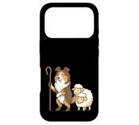Custodia per iPhone 17 Pro Shetland Sheep Dog Herder Herd - Divertente cane mamma papà
