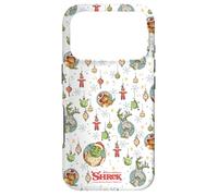 Custodia per iPhone 17 Pro Shrek Holiday Pattern Characters Ornaments AOP