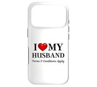 Custodia per iPhone 17 Pro Si applicano Termini e condizioni I Love my Husband - Funny Slogan