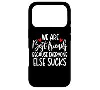 Custodia per iPhone 17 Pro Siamo migliori amici perché tutti gli altri fanno schifo divertente bestie