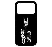 Custodia per iPhone 17 Pro Siberian Husky Cane Mushing Cool Retro Vintage 90s Alt Metal