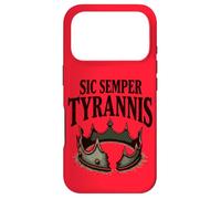 Custodia per iPhone 17 Pro Sic Semper Tyrannis Sfida della Corona Rotta