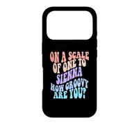 Custodia per iPhone 17 Pro SIENNA Personalized Name Cute Retro Girls Groovy Birthday