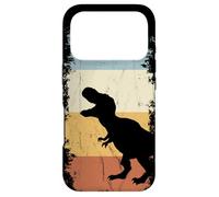Custodia per iPhone 17 Pro Silhouette retrò del dinosauro T-Rex