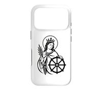 Custodia per iPhone 17 Pro Simbolo cattolico di Santa Caterina d'Alessandria