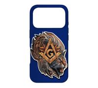 Custodia per iPhone 17 Pro Simbolo massonico con "una potente tigre", massone S&C