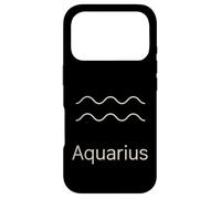 Custodia per iPhone 17 Pro Simbolo zodiacale Acquario Segno astrologico minimo