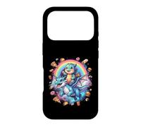 Custodia per iPhone 17 Pro Simpatici draghi volanti arcobaleno spazio cibo design