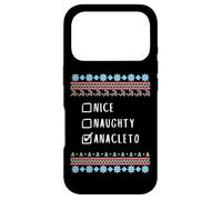 Custodia per iPhone 17 Pro Simpatico Birichino Natale Anacleto Maglione Brutto