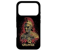 Custodia per iPhone 17 Pro Simpatico Centurione Romano SPQR Stile Grunge Grafica