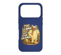 Custodia per iPhone 17 Pro Simpatico design con lama e alpaca, regalo per fan
