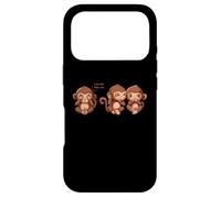 Custodia per iPhone 17 Pro Simpatico design con scimmietta "I Can Still Hear You"