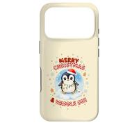 Custodia per iPhone 17 Pro Simpatico pinguino natalizio Kawaii Merry Christmas e Waddle On