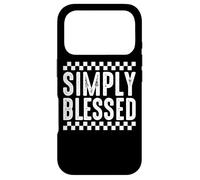 Custodia per iPhone 17 Pro Simply Blessed - Schema a scacchiera Love