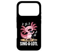 Custodia per iPhone 17 Pro Sing-alotl Divertente Axolotl che canta i fan del karaoke
