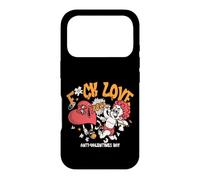 Custodia per iPhone 17 Pro Singles "Fuck Love" Funny Anti-Valentines Day Divorce