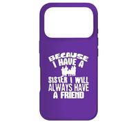 Custodia per iPhone 17 Pro Sister Bond Family Love Quote Friend