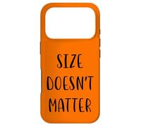 Custodia per iPhone 17 Pro Size doesn't matter Idea divertente White Lie Party