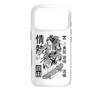 Custodia per iPhone 17 Pro Skateboard Samurai Skater Passion Freedom